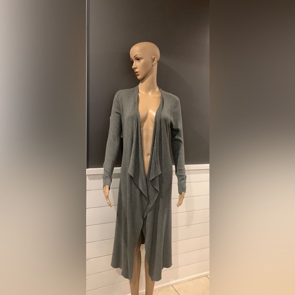 White House Black Market waterfall cardigan size M